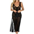 thumbnail image 2 of Nexjvus Chemises de Nuit pour Femmes Robe de Glace Pyjamas Dos Nu Taille TTG, 2 of 9