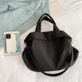 thumbnail image 3 of Bolso informal para mujer con correa ajustable, bolso escolar ligero para el trabajo (negro), 3 of 8