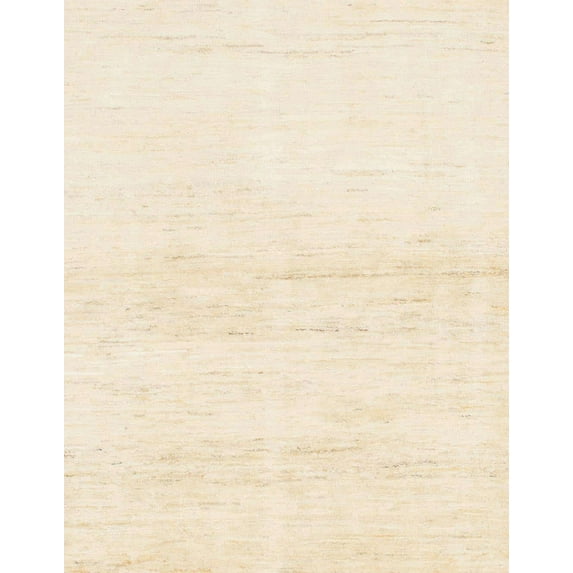 Ahgly Company Machine Washable Indoor Rectangle Abstract Moccasin Beige Area Rugs, 8' x 12'