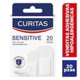 thumbnail image 1 of Venditas adhesivas Curitas sensitive piel sensible adulto 20 pzs, 1 of 4