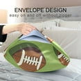 thumbnail image 4 of Yayeee Pillowcase King Size Set of 2 Satin Wrinkle Resistant Pillow Case, Game Day Footballs, 4 of 8