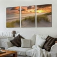 thumbnail image 2 of COMIO  Wall Art Paintings View North Sea from dune Canvas Art Print wall Poster Artwork for living Room Bedroom Wall Decor and Home Decor 12''x16''X3 Panels, 2 of 4
