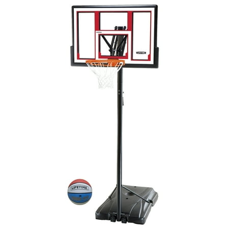 Lifetime 48" Shatterproof Portable One Hand Height Adjustable