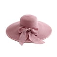 thumbnail image 1 of Sombrero de paja con protección solar para playa, de circunferencia de 56 a 57 cm, plegable, para playa, para mujer, 1 of 6