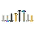 thumbnail image 5 of Wanyifa Titanium Bolt M3x8 10 15mm Button Head Hex Grade 5 Screw for Mountain Bicycle,M3x10 mm,Rainbow,1 Pcs, 5 of 7