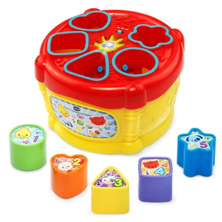 VTech Sort & Discover Drum with Accessories, Baby and Toddler Toys