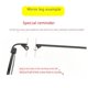 thumbnail image 5 of Accesorios para las piernas de las gafas de un solo diente de metal, un par de gafas para el mantenimiento de los pies, marco de gafas universal de alta calidad que combina con la miopía, 5 of 5
