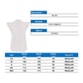 thumbnail image 4 of Blusa George para Dama, con Corbata Blanco T EG, 4 of 4