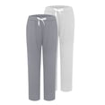 thumbnail image 4 of QASIEATN 2 PC Women's Casual Sport Pants Fashion Solid Pocket Sweatpants for Women Jogger Trousers, 4 of 9