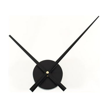 Chidian Wall Huge Silent Clock Movement Kits for DIY Clock Replacement Decoration (Black)