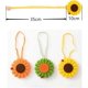 thumbnail image 2 of KAIYANG Alzapaños magnéticos para cortinas, alzapaños con forma de girasol, alzapaños para cortinas, alzapaños con forma de flor para decoración de paredes del hogar (amarillo), 2 of 5