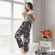 thumbnail image 5 of Fotbe I Love Coffee Pantalones de Pijama para Mujer, Pantalones de Dormir, Pantalones Pj con Cordón y Bolsillos-Medium, 5 of 6