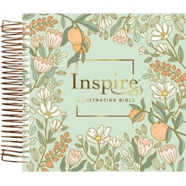 NLT Dayspring Inspire Illustrating Bible, Filament Enabled (Spiral Bound, Mint Floral Garden), (Spiral-Bound)