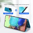 thumbnail image 5 of Dteck Flower Patterned Wallet Case For Samsung Galaxy A71 4G (6.7 inches),Magnetic Leather Card Holder Case Kickstand Shockproof Rubber Back Phone Cover,Blue, 5 of 5