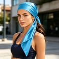 thumbnail image 2 of Fancifize Head Scarf for Women Satin Head Scarves Neck Scarfs Square Bandana Hair Wraps for Sleeping Daily, 2 of 6