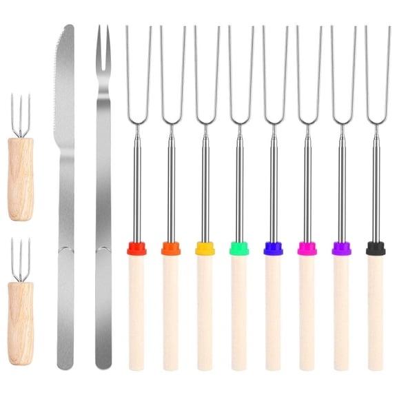 Extendable Marshmallow & Hot Dog Skewers