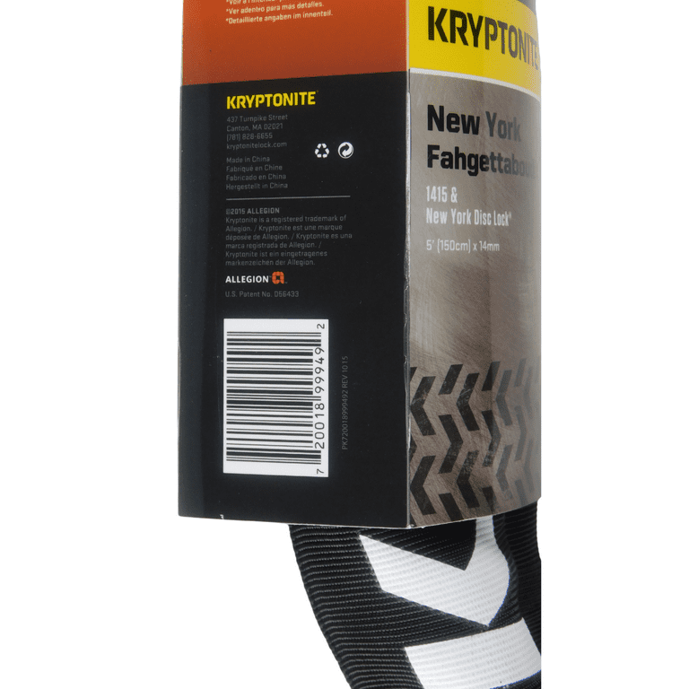 Kryptonite New York Fahgettaboudit 1415 Bike Chain & Disc Kryptonite New York Fahgettaboudit 1415 Bike Chain & Disc