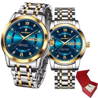 OLEVS Couple Watch Valentines Couple Matching Watches His  display picture 2