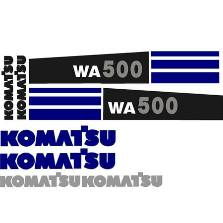 Decal Set Made For Komatsu Wheel Loader WA500 New