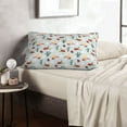 thumbnail image 6 of Lsque Ragonfly And Ladybug Pattern Pillow Case – Soft & Cozy Throw Pillow Cover, Hypoallergenic Cushion Case for Sleeping Women with Envelope Closure-16"x24", 6 of 6