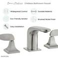 thumbnail image 5 of Chateau 8 in. Widespread, 2-Handle, Bathroom Faucet in Brushed Nickel, 5 of 9