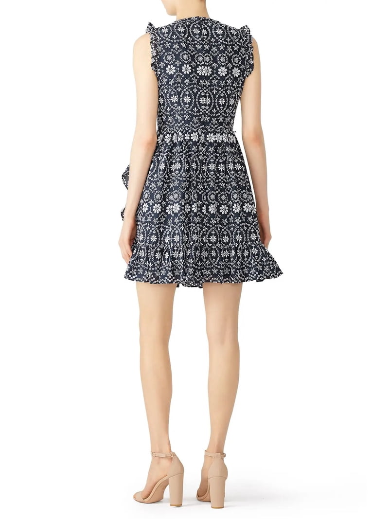 Kate Spade New York LAKE BLUE Women's Eyelet Fit & Flare Dress, US 6 -  Walmart.com