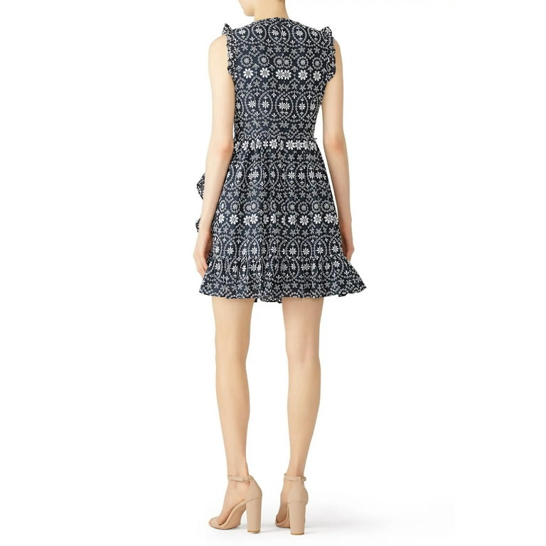 Kate Spade New York LAKE BLUE Women's Eyelet Fit & Flare Kate Spade New York LAKE BLUE Women's Eyelet Fit & Flare