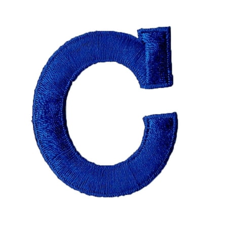 Alphabet Letter - C - Color Royal Blue - 2