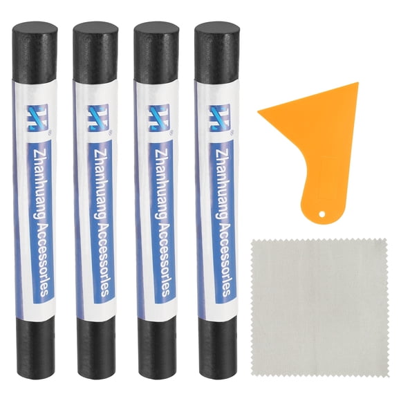 Uxcell 4Pcs Barras de Relleno de Madera, Kit de Reparación de Madera, Crayon de Reparación de Muebles