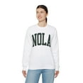thumbnail image 7 of NOLA New Orleans Louisiana Sweatshirt Gifts Crew Neck Shirt Long Sleeve, 7 of 7