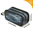 thumbnail image 3 of ALAZA Planet Space Pencil Case Bag 3 Compartment Pen Pouch Large Storage Holder Box Organizer, 3 of 8