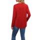 thumbnail image 5 of Camisas de maestra,Blusa plisada de manga larga para mujer, camisa informal de cuello redondo con cinturilla, tejido de punto elástico, ideal para el hogar y la oficina, sopatenor, 5 of 9