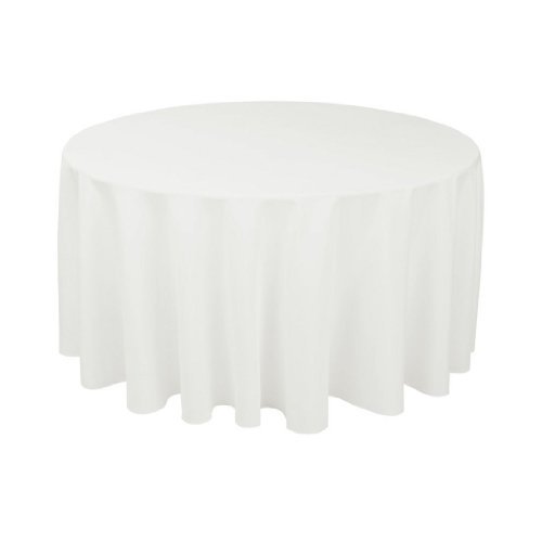 Artisanat Et Fete Nappe Ronde 10 Pieces Pour La Maison La Fete Le Mariage Ou Le Restaurant Blanc 120 Rond Walmart Canada
