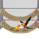 thumbnail image 1 of Hamaca de Estera de Hierba Marina para Pájaros con Escalera de Cuerda para Jaula - Arfubye, 1 of 7