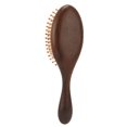 thumbnail image 2 of Wooden Paddle Hairbrush Ergonomic Rounded Handle Scalp Massage Paddle Detangling Brush for Wet Dry Hair, 2 of 5