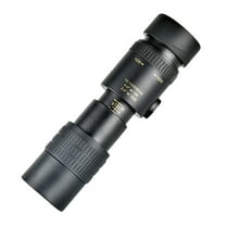 Pirate Monocular Telescope, 10-300x40 Handheld Collapsible Brass Telescope for Kids & Adults, Zoomable Portable Waterproof Spyglass Telescope Monocular for Bird Watching Games Travelling Hiking