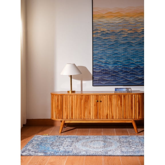 Rugsotic Carpets Hand Knotted Wool Area Rug, 2'6''x6', Multicolor, Runner, Oriental, High Pile Handmade Rug for Living Room Bedroom
