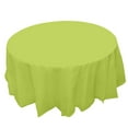 thumbnail image 2 of 12 Pack Premium Plastic Disposable 84 Inch Round Tablecloth Round Table Covers Polyester Antependium,Gn3,Peva, 2 of 6