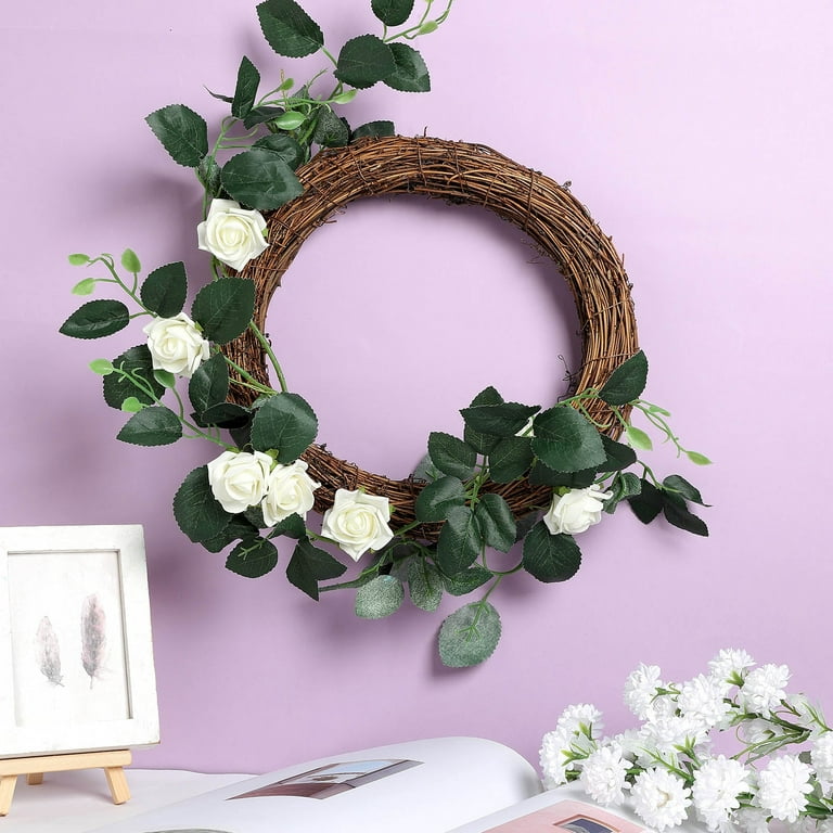3 Pack Natural Grapevine Twig Garland, 15Ft Twig Garland Grapevine Wreath  DIY Crafts Natural Grapevine Twig for Wedding House Holiday Door Wall Decor