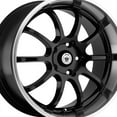 thumbnail image 2 of 16" Black With Natural Lip LI Lightning Wheel by Konig Wheels LI67T04405, 2 of 3