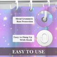 thumbnail image 4 of Pastel Stars Shower Curtain 72x72, Waterproof Washable Polyester Bathroom Curtain, Star Bath Curtain with 12 Plastic C Hooks, Machine Washable Fabric Bath Curtain for Bathroom Decor, 4 of 5