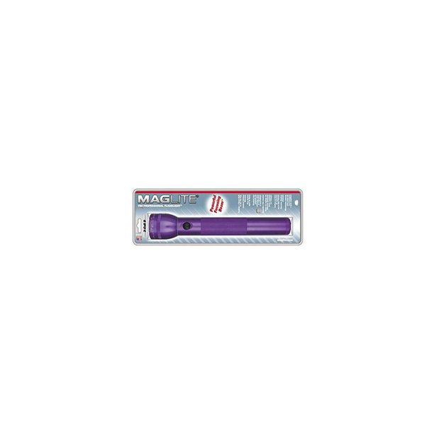 Maglite 3 Cell D Flashlight With 2 White Star Lamps 45 Lumens Purple Walmart Com