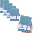 thumbnail image 1 of Pcs Cuaderno de Bolsillo, A7 Libretas de Notas, 11 x 8cm, Diario con Cubierta de Cuero de 200 Páginas, Libreta de Bolsillo Adecuada para Oficina,Viajes,Estudio(Azul Claro), 1 of 3