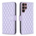 thumbnail image 4 of TECH CIRCLE for Samsung Galaxy S22 Ultra 6.8" 2022 Flip Wallet Case, PU Leather Fragrance Case with Cart Slot Kickstand Shockproof Protective Case for S22 Ultra Ladies Women Men, Purple, 4 of 8