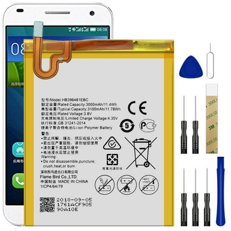 Replacement Battery HB396481EBC For Huawei Y6II CAM-L03 Tool