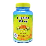 L-Lysine 500 mg 500 mg By Nature's Life - 100  Tablets
