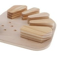 thumbnail image 3 of Tablero Separado Diseñado De Madera Del Finger Del Dispositivo De Corrección METRO Zulema Tablilla separadora de dedos, 3 of 8
