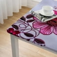 thumbnail image 4 of HAOXIT Floral Print Cotton Trim Vintage Classic Flower for Dinner Table Kitchen Coffee Table Outdoor and Indoor 46*46, 4 of 7