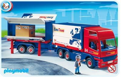 playmobil truck and trailer
