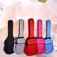 thumbnail image 4 of Gig Bag Double Strap Adjustable Padded Oxford Electric Guitar Case Ukulele Bag, 4 of 9